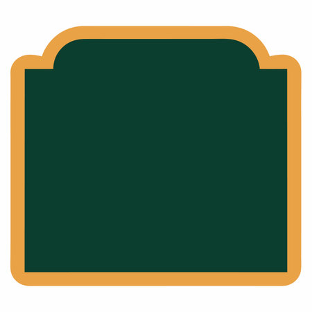 Empty chalkboard vector illustration on white backgroundのイラスト素材