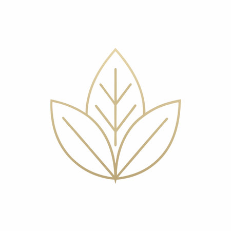 Abstract leaf logo vector on white backgroundのイラスト素材