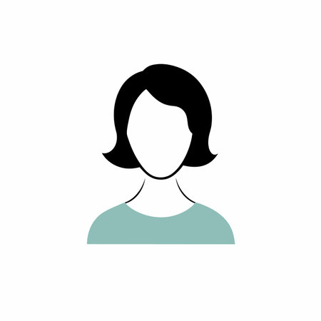 woman hair silhouette vector art on white backgroundのイラスト素材