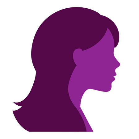 woman hair silhouette vector art on white backgroundのイラスト素材