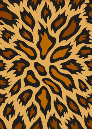 Animal skin pattern abstract background vector