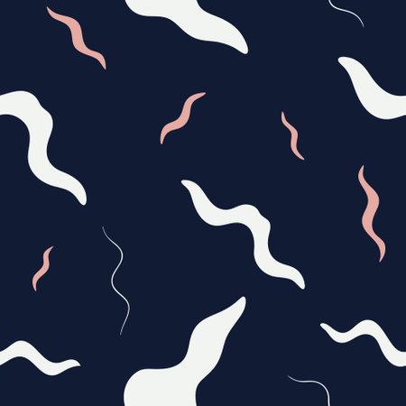 Marble texture seamless pattern on dark backgroundのイラスト素材