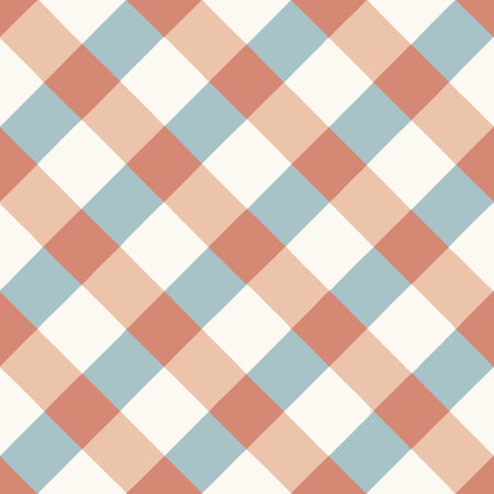 Minimalist seamless gingham patternのイラスト素材