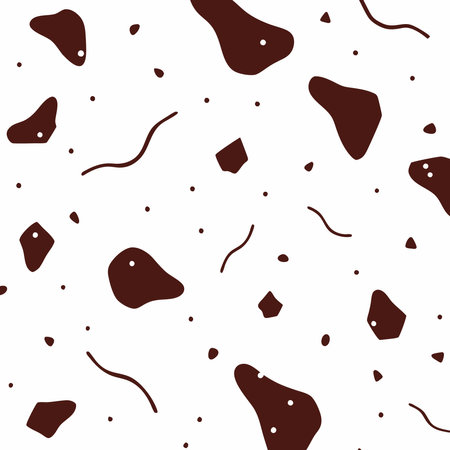 Seamless pattern monochromatic terrazzo marble textureのイラスト素材