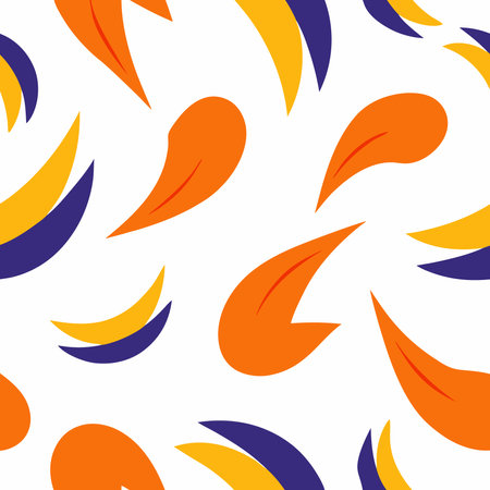 Abstract texture seamless pattern on white backgroundのイラスト素材