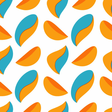 Abstract texture seamless pattern on white backgroundのイラスト素材