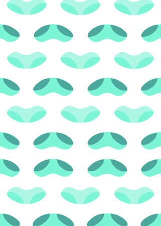 Animal skin seamless pattern on white backgroundのイラスト素材