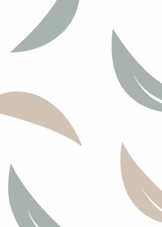 Minimalist feather seamless patternのイラスト素材