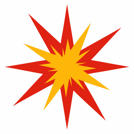 Boom flash vector illustrationのイラスト素材