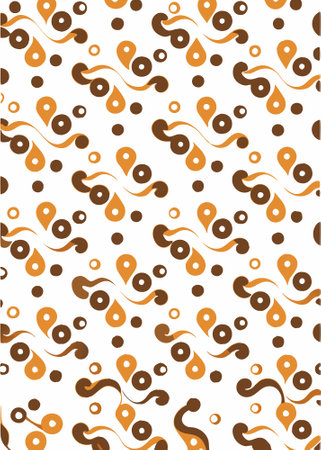 acrylic seamless pattern on white backgroundのイラスト素材