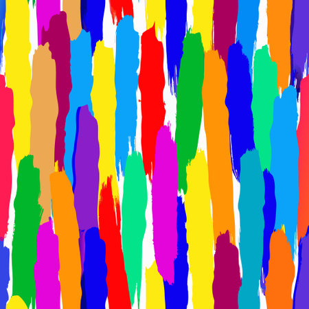 Colorful acrylic brush stroke backgroundのイラスト素材