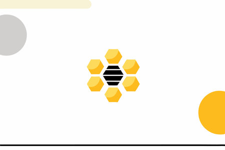 Minimalist honey logo vectorのイラスト素材