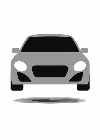 Car logo vector on white backgroundのイラスト素材