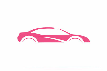 Car logo vector on white backgroundのイラスト素材