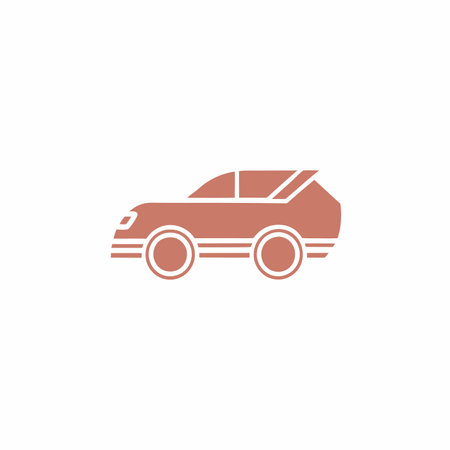 Car logo vector on white backgroundのイラスト素材