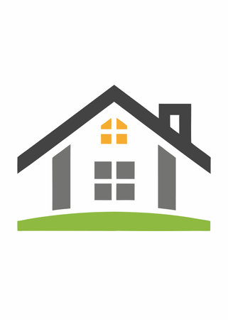 Home icon logo vectorのイラスト素材