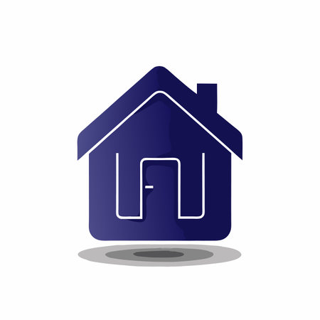 Home icon logo vectorのイラスト素材