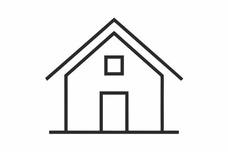 Home icon logo vectorのイラスト素材