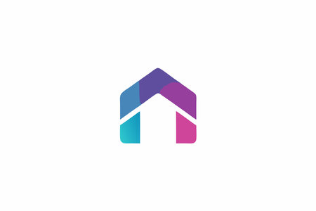 Home icon logo vectorのイラスト素材