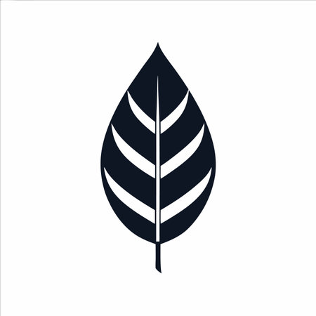 Leaf icon logo vector artのイラスト素材