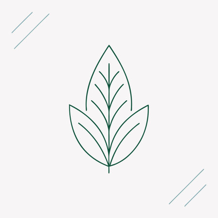 Leaf icon logo vector artのイラスト素材