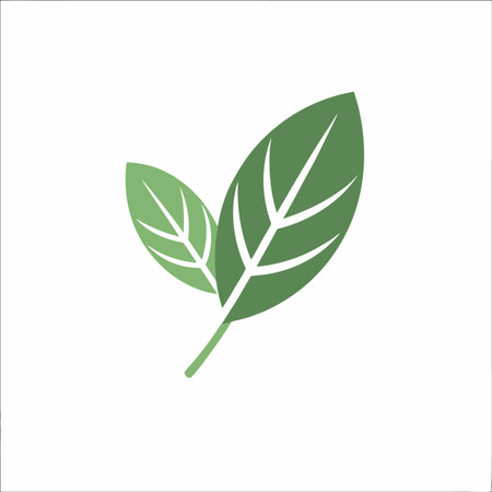 Leaf icon logo vector artのイラスト素材