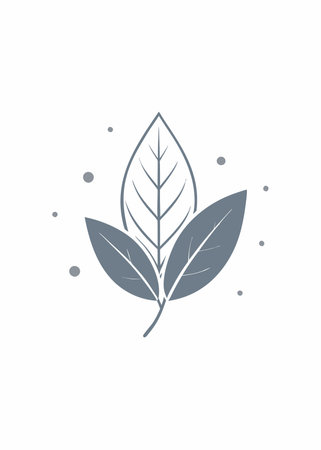 Leaf icon logo vector artのイラスト素材