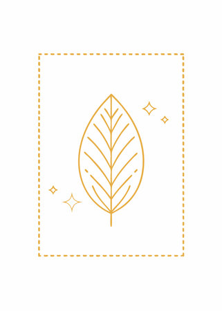 Leaf logo icon vector on white backgroundのイラスト素材