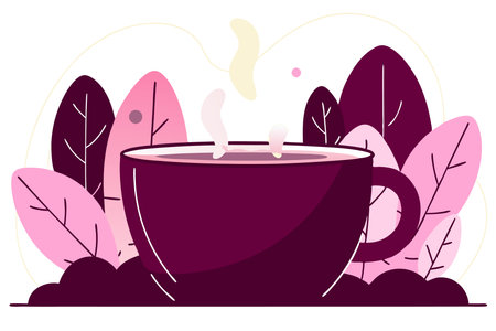 Coffee cup concept illustration vector on white backgroundのイラスト素材