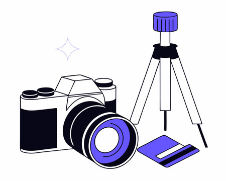 Photography concept illustrationのイラスト素材