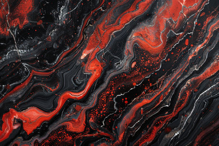 Marble abstract acrylic background. Marbling artwork texture. Agate ripple pattern. Gold powder.の写真素材