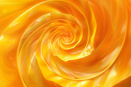 abstract yellow background with some smooth lines in it (see portfolio for more in this series)の写真素材