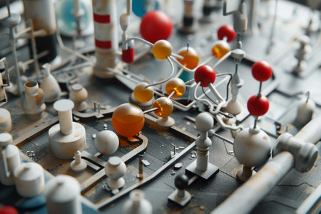 Close up of electronic circuit board. Selective focusの写真素材