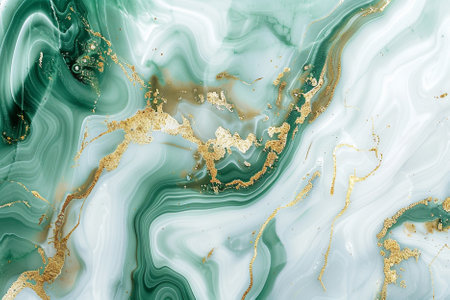 Marble abstract acrylic background. Marbling artwork texture. Agate ripple pattern. Gold powder.の写真素材