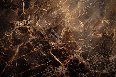 Black marble texture background pattern with high resolution, top view of natural stone.の写真素材