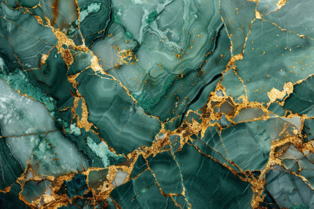 Marble texture background. Abstract pattern of marble with gold veins.の写真素材