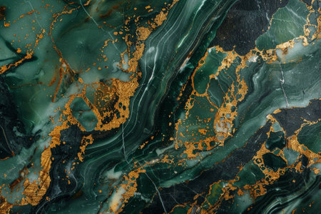 Marble patterned texture background. Abstract natural marble black and goldの写真素材