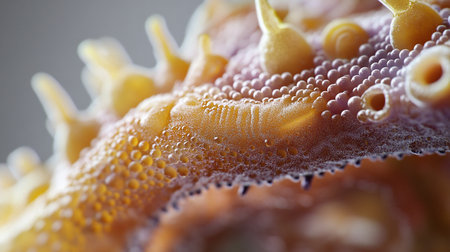 Close-up of the structure of an octopus. Macro photoの写真素材
