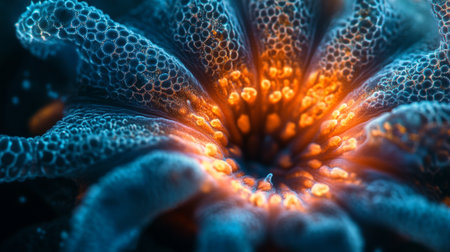 3d illustration of abstract geometric composition, digital art works. background consists fractal multicolor texture and suitable for use in projects imagination,の写真素材