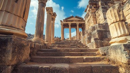 Temple of Hephaestusの写真素材