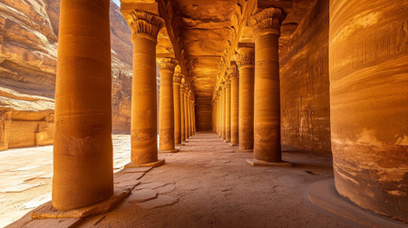 Ancient temple of Hatshepsut in Luxor, Egypt.の写真素材