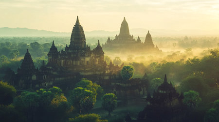 Prambanan Temple in Bagan, Myanmar (Burma)の写真素材