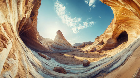 The Wave Formations in Valley of Fire State Parkの写真素材