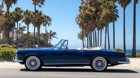 Vintage car in San Jose, CA, USA.の写真素材