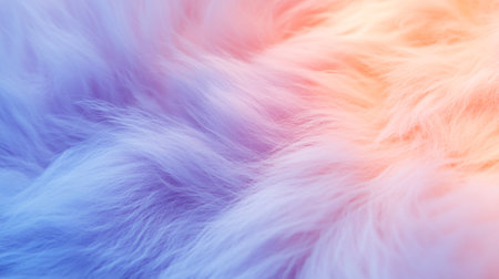 Background of the fur of a dog in pink and blue tones.の写真素材