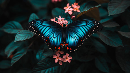 Butterfly in the garden. Beautiful butterfly on a flower.