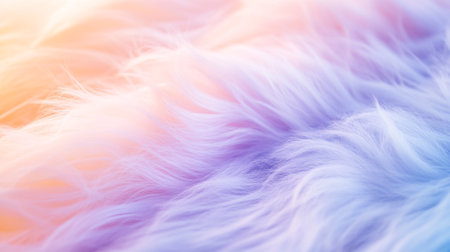 Soft pastel colors abstract background. Close-up of fur.の写真素材