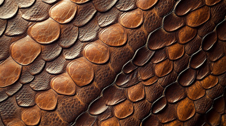 Crocodile skin texture closeup. Leather background or texture