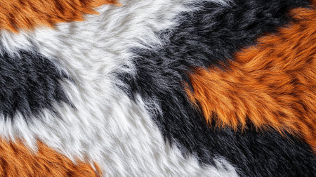 Texture, background. Fur of a cow. Close-up.