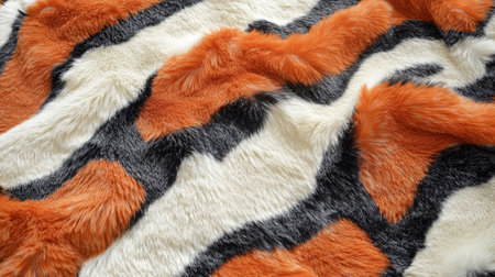 Close up of fur texture background. Animal fur texture. Top view.